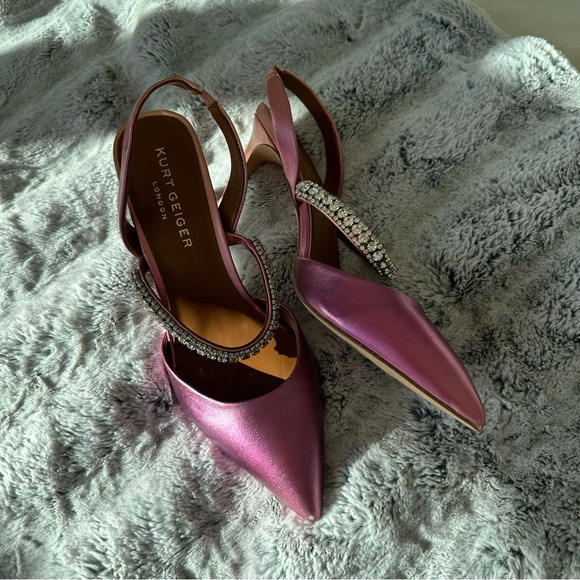 Kurt Geiger Shoes - Kurt Geiger Purple Shoes Diamond Strap